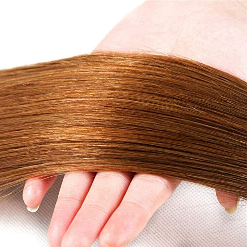 1b/30 pacotes retos de cabelo humano ombre pacote 12 14 14 polegadas de dois tons Bundle preto e marrom 8a Cabelo