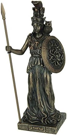 Projeto Veronese Athena Grega deusa da Sabedoria e Bronze de Guerra Fatura da Estátua