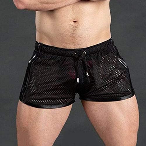 Wenkomg1 malha gays shorts para homens, 3 polegadas VEJA ATRAVÉS DA PAÍRIA DRÁVEL PARAGAGEM DO BAIO DE NATAÇÃO BOLOTY SHORTS BORND
