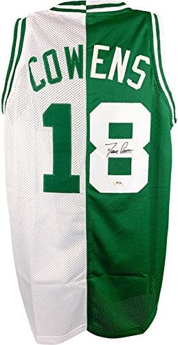 Dave Cowens assinou Jersey NBA Boston Celtics PSA CoA FSU