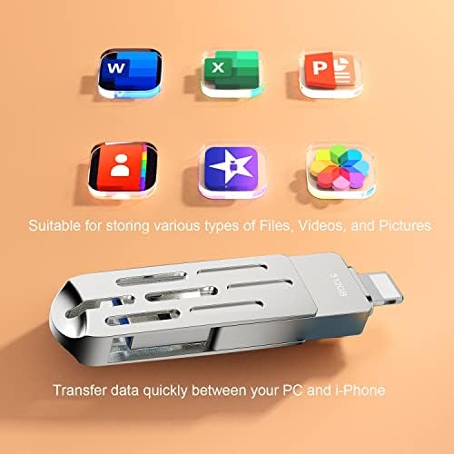 USB Flash drives 512 GB Stick Stick para iPhone Flash Drive Android USB C Drive Phumb Memory Stick Richwell para iPhone