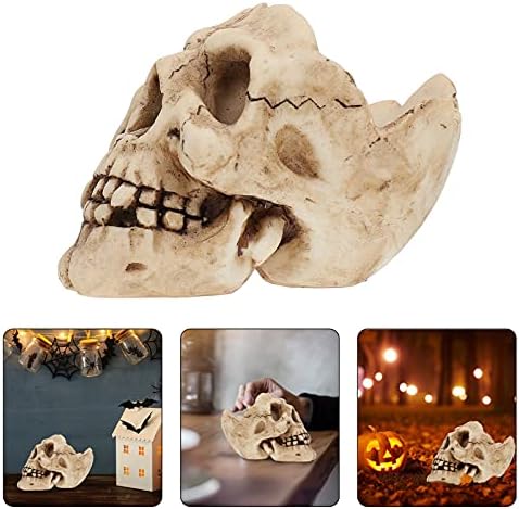 Yardwe Skull Bowl Skull Ashtray Halloween Halloween Candy Bowl Bowl portátil Ashtray Halloween Cutlery Candy Bowl Skull Skull Planter Pot Pote