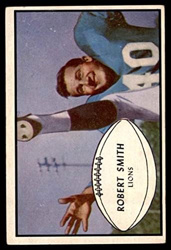 1953 Bowman 66 J Robert Smith Detroit Lions VG/Ex -Leões Tulsa/Iowa