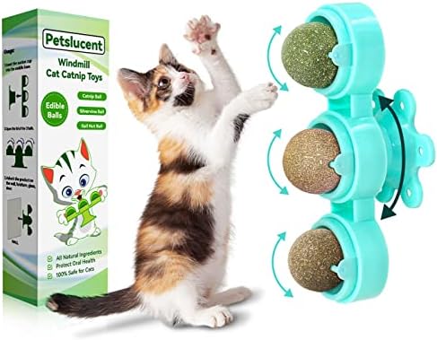 PetsLucent 3in1 Catnip Wall Ball