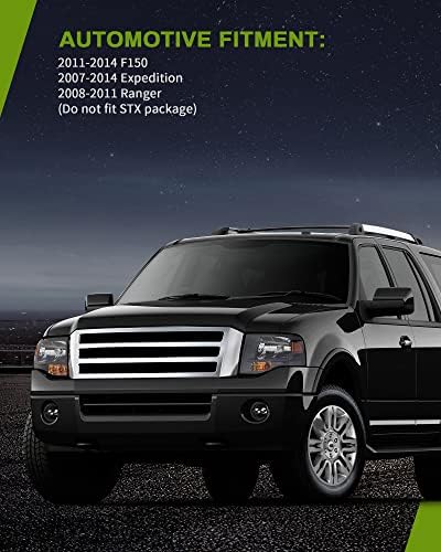 AutoSaver88 LED FOG Lights Montbly Compatível com 2011 2012 2013 2014 Ford F150 / 07 08 09 10 11 12 13 14 Ford Expedition