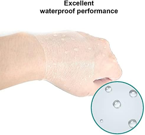 50 PCS Plaspo de gesso à prova d'água adesiva transparente Slim Tattoo Tattoo Aftercare Bandage Medical Wound Finger