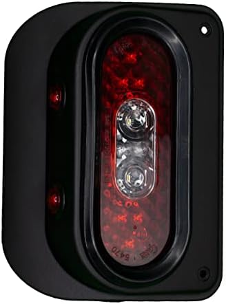 Combate Off Road Tail Gunner Light Light Lights Compatível com Jeep JK/JKU - Montagem Flusiva, SAE/DOT Aprovado