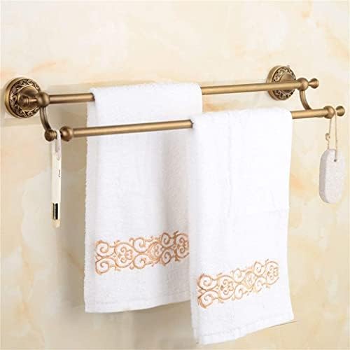 Banheiro toalha dupla toalha barra de toalha antiga toalha de cobre pendurada em varanda de bronze banheiro de cozinha