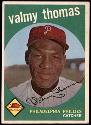 1959 Topps # 235 Valmy Thomas Philadelphia Phillies VG/Ex Phillies