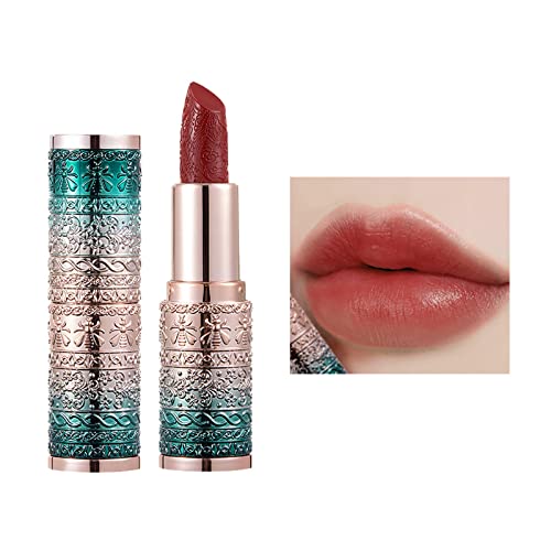 Xiahium Lip Gloss Lápis Oriental Estilo de Velvet de Velvet de Velvo Sensor Branco Easy Color Lipstick Lip Lip Lip
