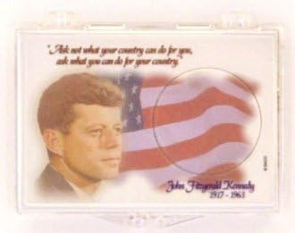 Kennedy Half Dollar Flag Snap Lock 2x3 Titular 3 pacote