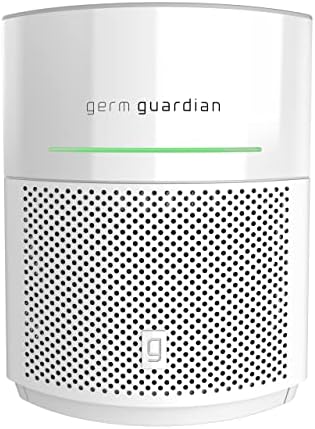 Germ Guardian AirSafe+ purificador de ar inteligente com filtro HEPA 13 de 360 ​​°, remove 99,97% dos poluentes, grandes