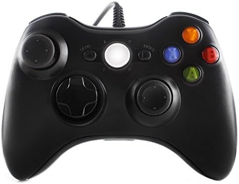 Mix -Play Play controlador com fio USB para console e PC Xbox 360 - preto
