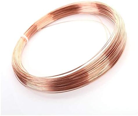 Yuesfz nua bobina de arame de cobre Solíssimo fio de cobre sólido elétrico 99,9% puro Matérias -primas industriais naturais 10m Fio de latão