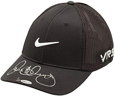 Rory McIlroy assinou autografado Nike Black Flex Fit Golf Hat Limited /25 UDA - Equipamento de golfe autografado