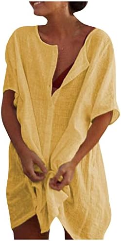 Nokmopo mulheres camisas de manga curta de manga curta de cor solta solta de cor curta de manga curta tops casuais