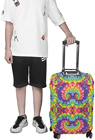 Tie Dye Colorido Abstract Abstract Funny Travel Luggage Cobra