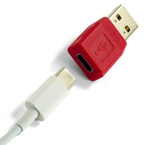 NTW USB-A para USB-C Bloqueador de dados USB Carregador/Adaptador USB de carregamento seguro preservativo USB para bloquear a