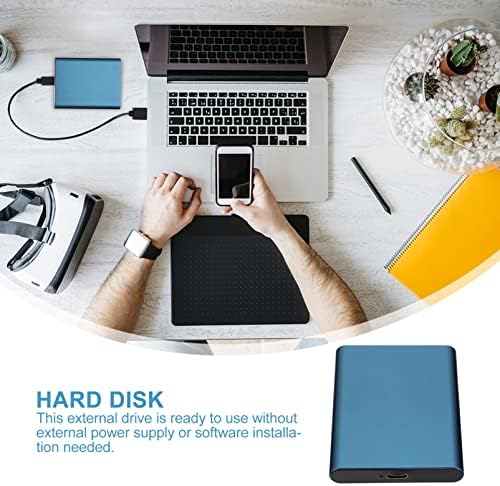 SOLUSTRE DUSTRO PORTÁVEL DUSTO HARDE PORTÁVEL DUSTO RUCO DE 2TB DISCO RUDO 1PC G Small Blue Mobile Expansion Drive