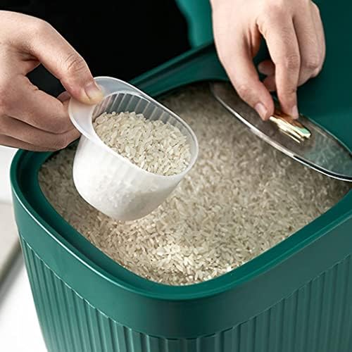 ZYZMH 10/15 kg de arroz, frascos de grãos para cereais a granel Caixa de armazenamento de alimentos Organizador de especiarias