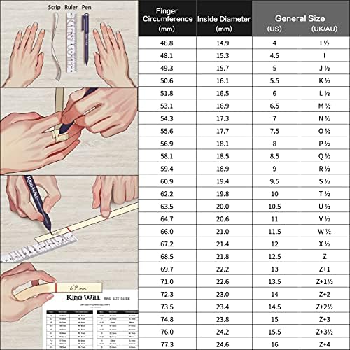 King Will Will Basic Tungsten Ring for Men 6mm 7mm 8mm 9mm 10mm 10 mm Blue Blue Tungsten Banda de casamento fosco escovados Comfort