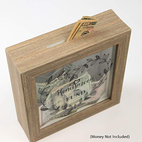 Lawrence Frames Honeymoon Fund Shadow Box, 8x8, Brown