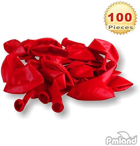 PMLAND 100 peças Balões de festa de látex de prata 12 polegadas