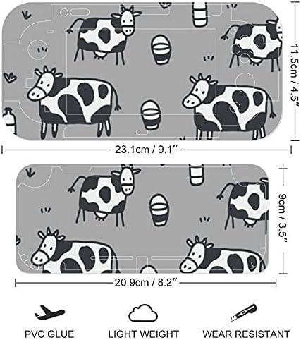 Adesivo de jogo de padrão de vaca de desenho animado para adesivo de jogo lindamente padronizado adequado para séries de switch