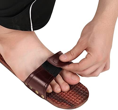Nervtone Wooden Acupressure Slippers - Sliders unissex - 10 minutos de desgaste diariamente para restaurar a vitalidade e o