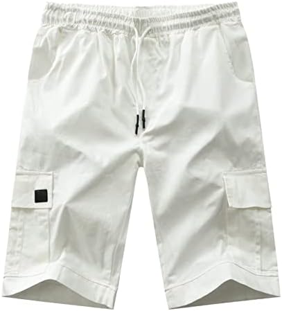 Shorts de carga para homens descontraídos, masculino de verão casual ao ar livre casual bolsos de macacão de macacão shorts de