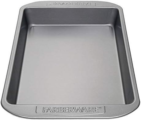 Farberware antiaderente Bakeware Baking Pan / Innticick Pan, retângulo - 9 polegadas x 13 polegadas, cinza