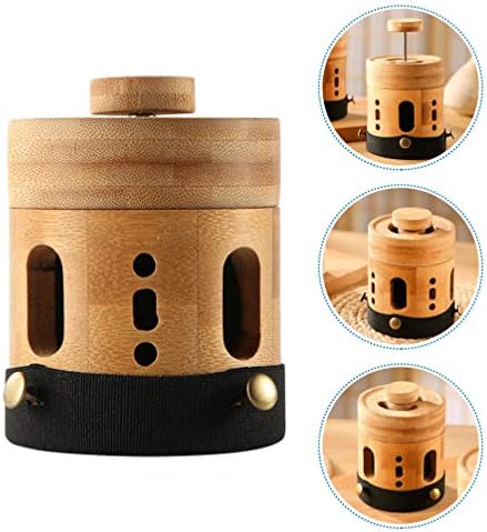 MOXA BURNER BURNER MOXIBUSTION Bamboo Moxa Box MOXA Tiras de cura portátil moxabusção portátil, bastões de moxabusção para moxabustion