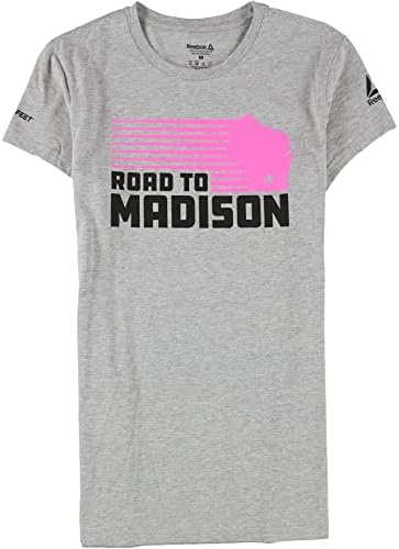 T-shirt gráfico de estrada feminina para Madison para Madison