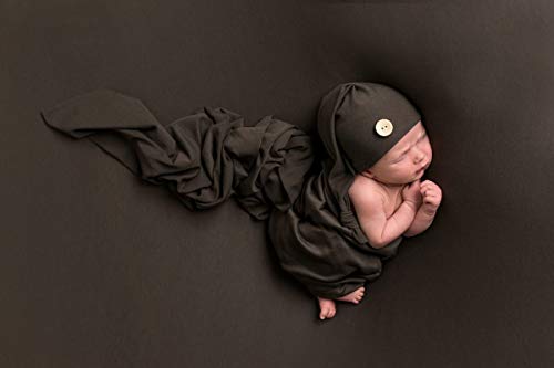Amos e Sawyer Solid Fabric Wrap/Camada, Prop fotografia de camada de bebê recém -nascido
