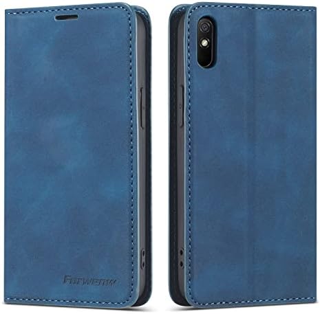 Eyzutak Premium PU Flip Folio Case para Xiao Redmi 9a/9at/9i, caixa de proteção magnética Caixa de proteção de chutstand