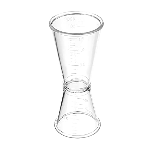 OTHMRO 2PCS Double Clear Platpl Shot Glasses Drink Spirit Copo para ferramenta de cozinha de festa de bar