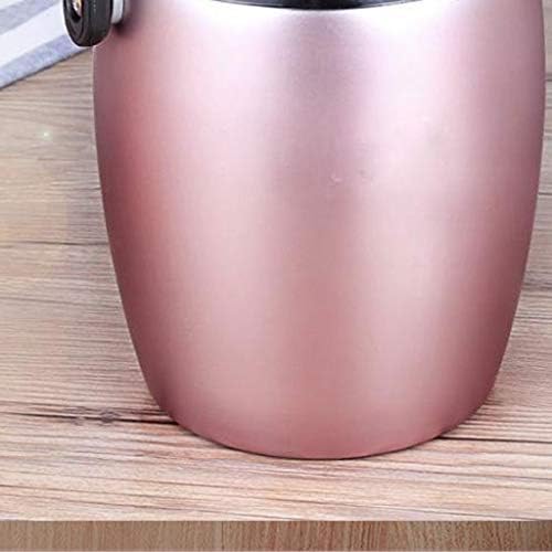 Lancheira com isolamento de ouro rosa xwwdp - lanche de lanchonetes de xícara de sopa moderna em aço inoxidável