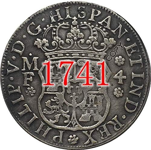 1741 México MF 4 Reales Coin Cópia Cópia Presente para ele