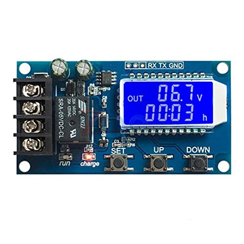 DC 6-60V 10A LCD LCD-ácido solar Bateria de carga Controlador de proteção Controlador da placa de carregador interruptor 12V 24V