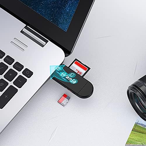 Vanja SD cartão para adaptador USB, leitor de cartão SD USB USB USB USB USB USB, leitor de cartões de memória da câmera da