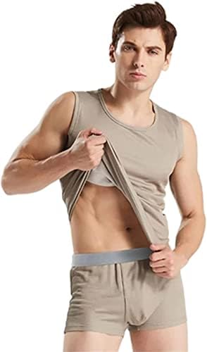 Darzys Men's EMF Protection Colet e shorts, Shield de onda eletromagnética de comunicação de fibra de prata 5G