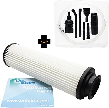 5-Pack Replacement Type 201 Filter, 40140201, 43611042, 42611049 with 1 Micro Vacuum Attachment Kit for Hoover - Compatible