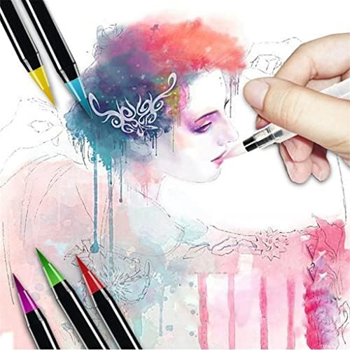 N/A 48/72 Color Watercolor Brush Pen Art Marker Painter de feltro Pennter Manga Manga Pen para pintura de desenho Pintura