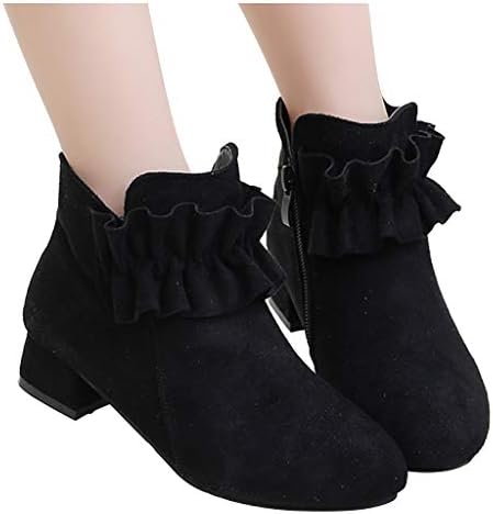 Sapatos para crianças meninas crianças meninas meninas princesa sapatos casuais botas de solteiro curto para meninas