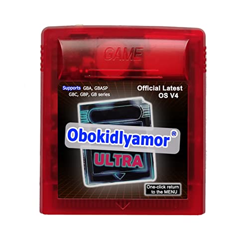 OBOKIDLYAMORAGEM 2022 NOVA Versão GB OS V4 Cartucho de jogo do sistema Carrinho Flash para Game Boy Color GB GBC Consoles de jogos;