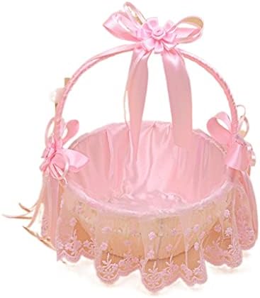 Sawqf Ticiano Tabiano Terceira cesta de flores de flor de casamento Flower Girl Flower Petals Basket