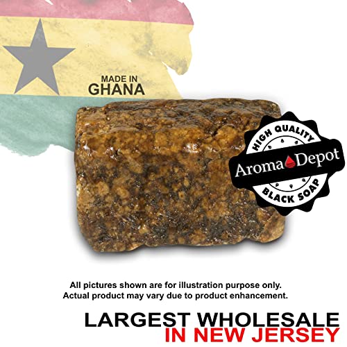 Barras de sabão preto africano de depósito de aroma de Gana