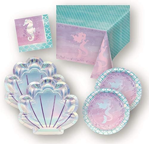 Mermaid Party Supplies - Bachelorette Plates Nudins Table Tampa