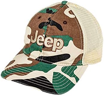 Jeep Garment Washed Trucker Hat Dad Hat Baseball Cap