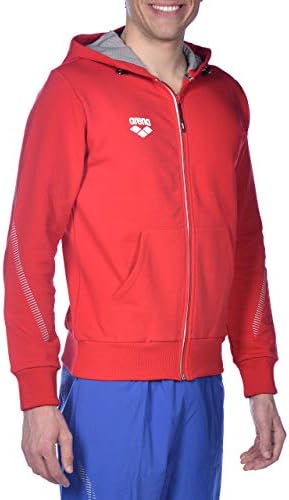 Arena Team Line Full Zip Hooded Jacket para homens e mulheres
